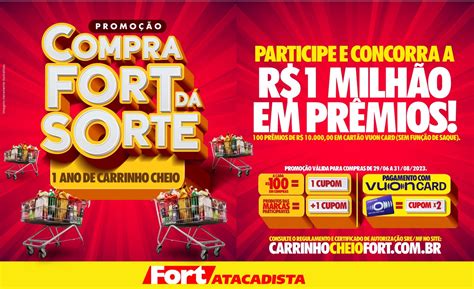 carrinho cheio forte|Fort Atacadista sorteia R＄ 1 milhão em prêmios na。